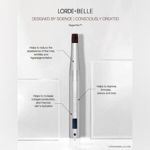 LORDE + BELLE RegenPen Micro-Needling Tool in Silver